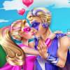 play Play Super Barbie Kissing