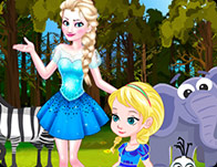 play Baby Elsa Forest Trip