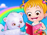 play Baby Hazel Puppy Care Kissing