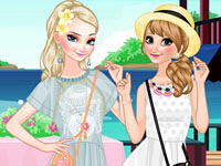 play Frozen Sisters Island Resort