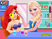 play Elsa Cosmetic Salon