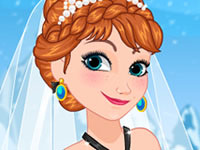 play Princess Anna Wedding Nails