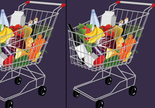 play Groceries Difference World
