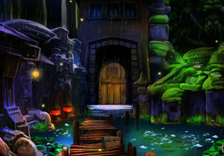 play Dreadful Rainy Escape