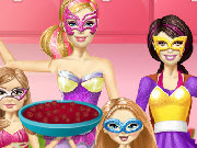 play Barbie Family Cooking Berry Pie