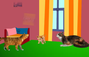 play Cats House Escape