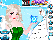 play Princess Elsa Snow Spa Makeover