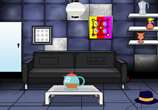 play Black Tiled House Escape