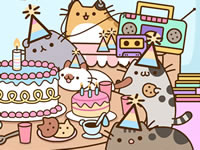 play Pusheen'S Birthday Party