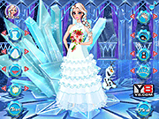play Elsa Perfect Wedding Dress