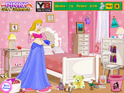 play Pregnant Aurora Messy Room