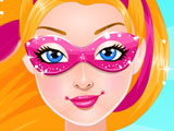 play Barbie Superhero Makeover Kissing