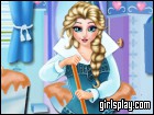 play Frozen Elsa Bathroom Clean Up
