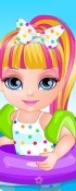 play Baby Barbie Beach Slacking