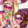 Enjoy Super Barbie Pyjama Party