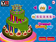 play Delicious Crown Cake Decor