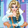 play Enjoy Frozen Elsa Bathroom Clean Up