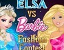 play Elsa Vs Barbie Fashion Contest