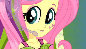 play Dress Up Fluttershy Rainbooms Style
