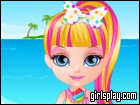 play Baby Barbie Beach Slacking