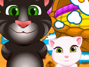 play Tom And Angela Cat Makeup Baby Room