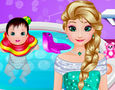 Elsa Baby Spa Game