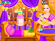 play Rapunzel Care Newborn Baby