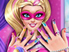 play Super Barbie Power Nails