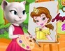 play Angela Painting Baby Belle