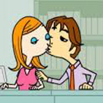 play Kissing During Work