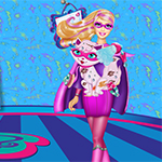 play Super Barbie Cat Care