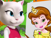 play Angela Painting Baby Belle