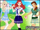 play Princess College Girls