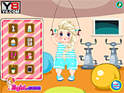play Lazy Elsa Lose Weight