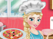 play Elsa Cooking Pizza