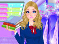 play Super Barbie Goes To School