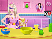 play Super Barbie Cooking Cheesecakes