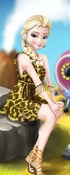 play Elsa Time Travel Prehistoric Age