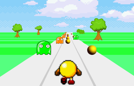 play Pacman Dash 3D