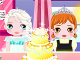 play Baby Elsa Birthday Cake