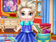 play Baby Elsa School Prep