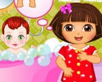 play Dora Sibling Care