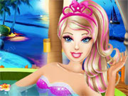 play Barbie Superhero Beauty Spa