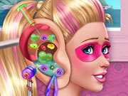 Super Barbie Ear Doctor Kissing