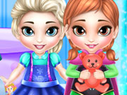 play Frozen Sisters Washing Toys