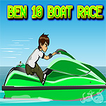 play Ben10 Boat Race
