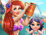 play Ariel Baby Wash