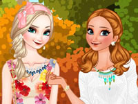 play Frozen Sisters Autumn Travelling