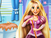 play Rapunzel Bathroom Clean-Up