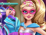 play Super Barbie Closet